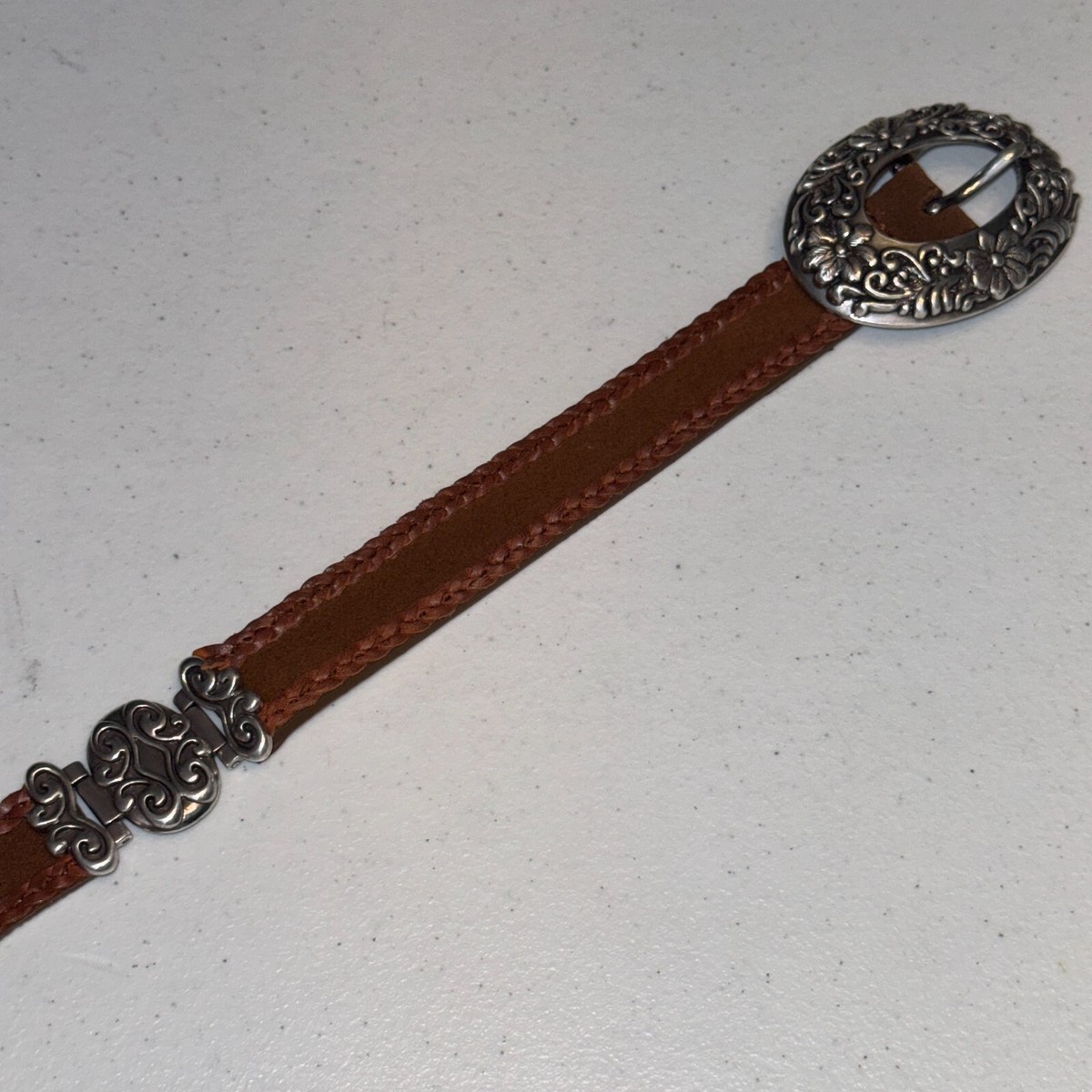Coldwater Creek Leather Waist Belt EUC S/M Coldwater Creek Women main image 4