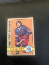 1972-73 Topps Hockey Rod Gilbert #80. Nice Card.