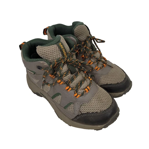 Merrell Boots Kids Sz 1M Hiking Shoes Gorpcore MK264768 Camping School Hiker