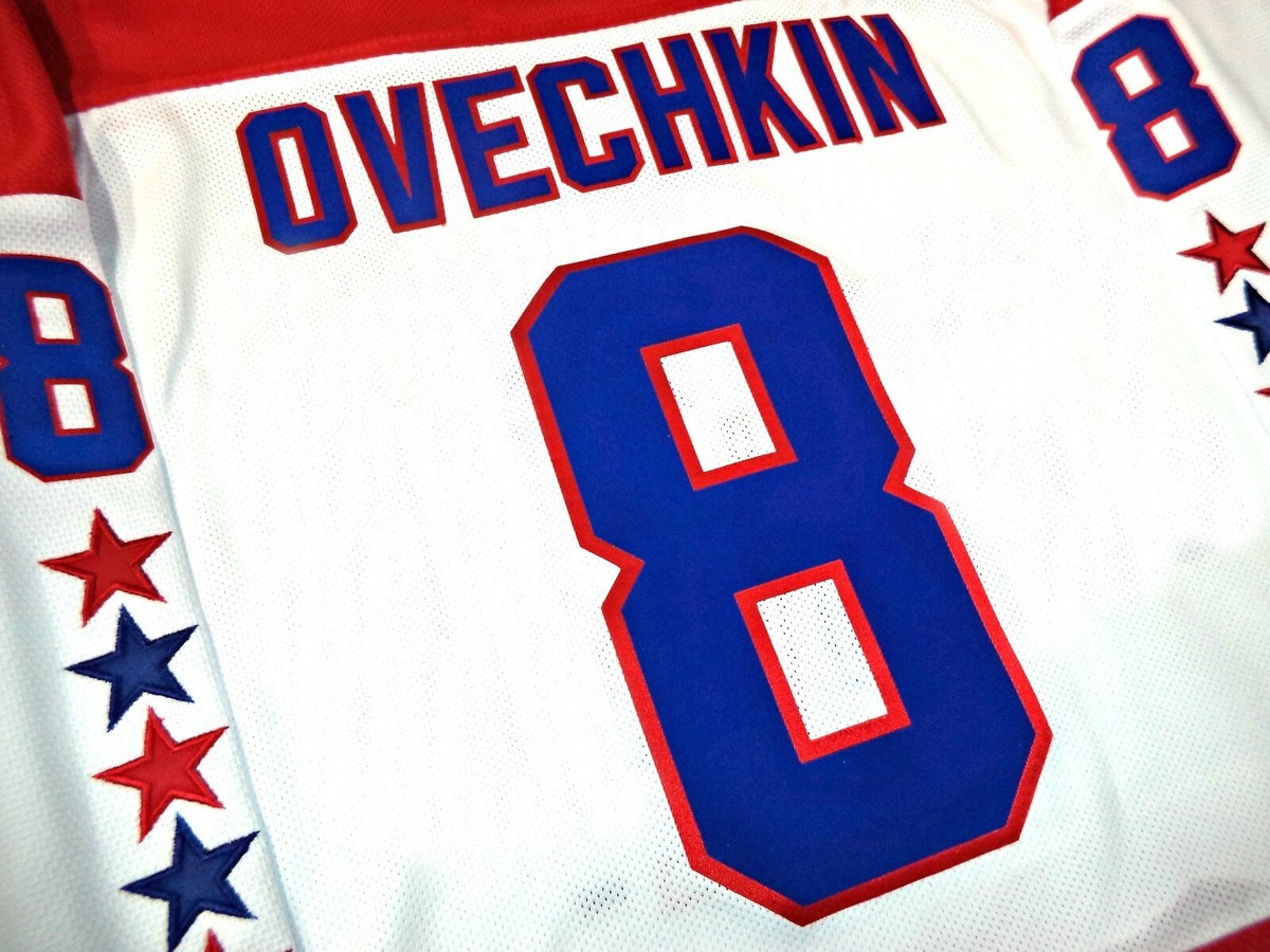 NWT-YOUTH-S/M RETRO ALEX OVECHKIN WASHINGTON CAPITALS NHL REEBOK