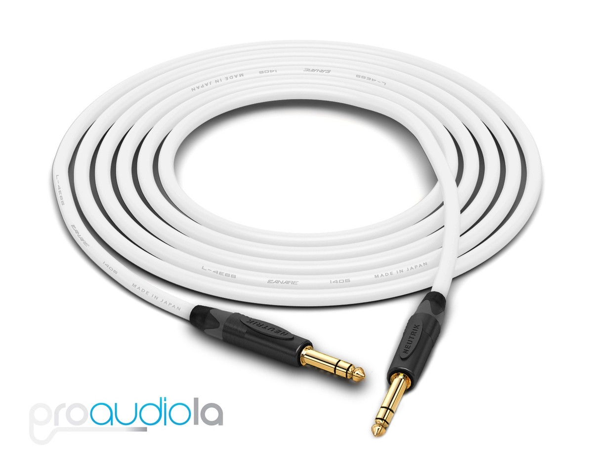 Canare Quad Cable L-4E6S | Neutrik Gold 1/4