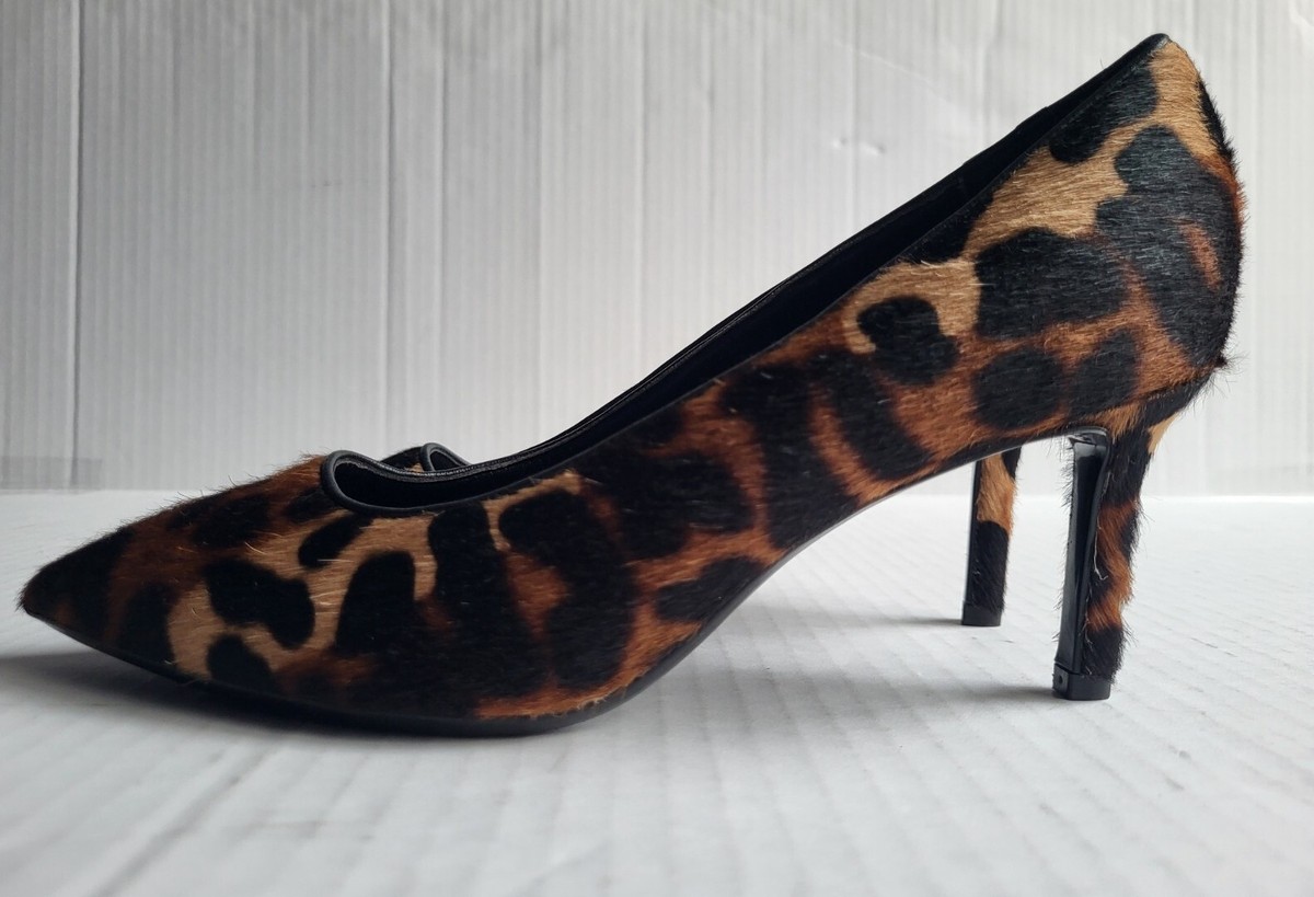 Aquatalia Made In Italy Haircalf Melina Pumps Size 8M