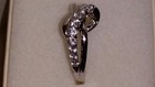 *ELEGANT & SEXY* Kay Jewelers Sterling Silver 8 Lab Created Sapphire Ring (Sz 7) — photo 5