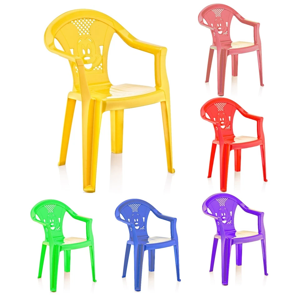 STRONG PLASTIC CHILDRENS CHAIRS KIDS PARTY GARDEN NURSERY SCHOOL CLUBS STACKABLE - Image 1 of 1