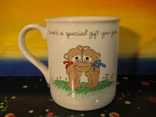 "Love's A Special Gift you Give Every Day You Live" Heartwarmers Teddy Bear Mug