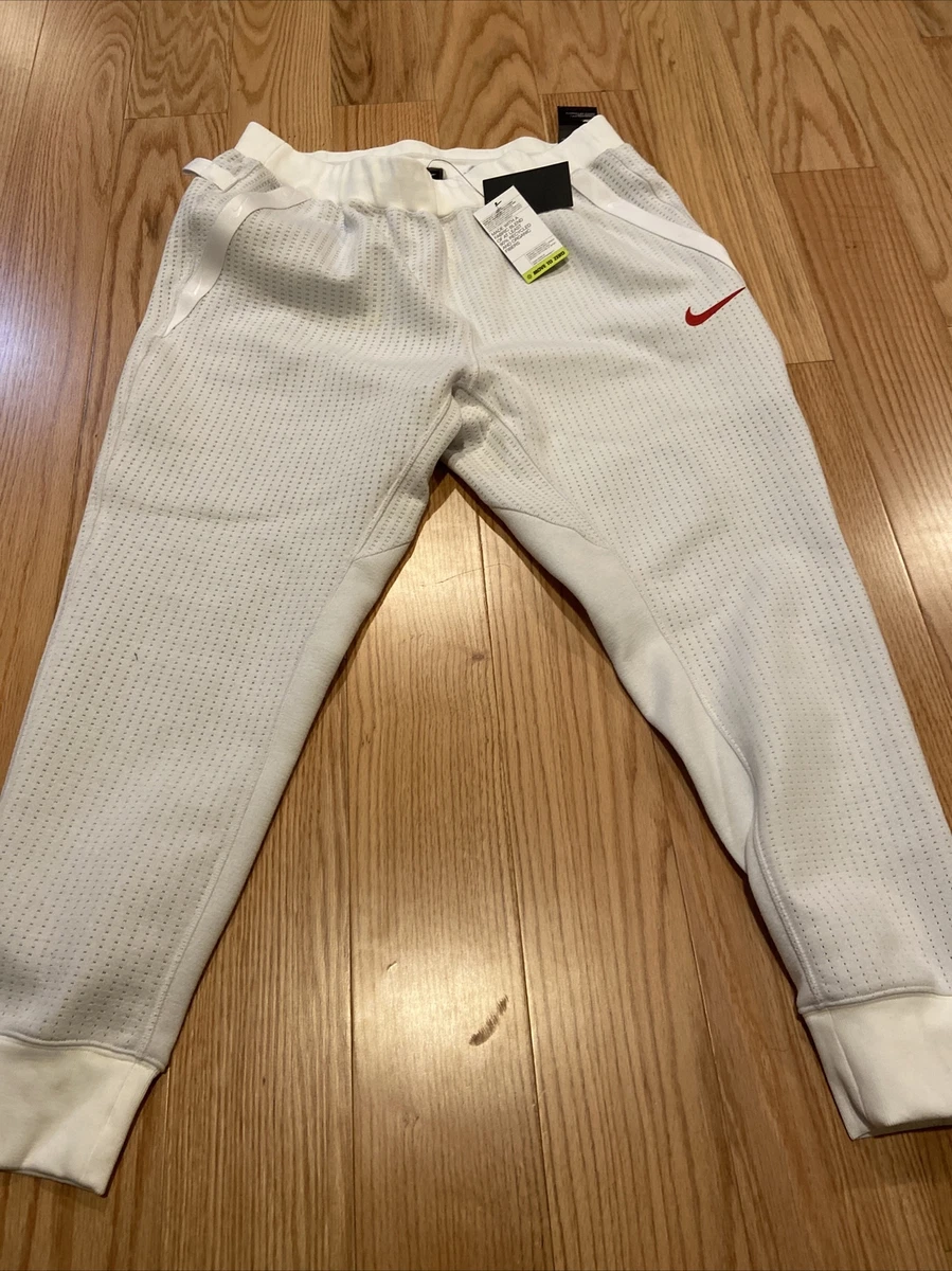 Nike Team USA Sportswear Tech Fleece Men s Size XXL White Red Pants CW0302 100