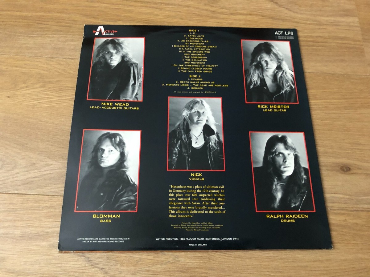 HEXENHAUS A Tribute To Insanity LP Vinyl 1988 RARE UK 1st Press | eBay