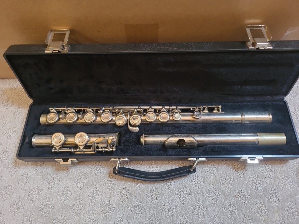 artley 18-0 Flute With Case Silver Music Instrument 2b64 | eBay
