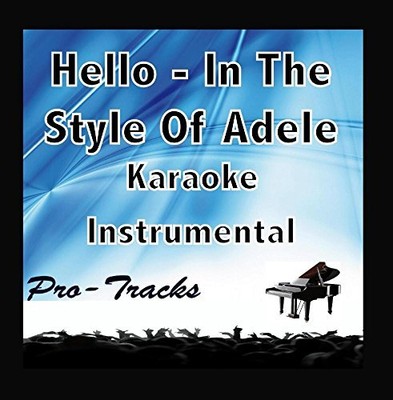PRO-TRACKS - Hello (originally Performed By Adele) [karaoke Version] - CD VG