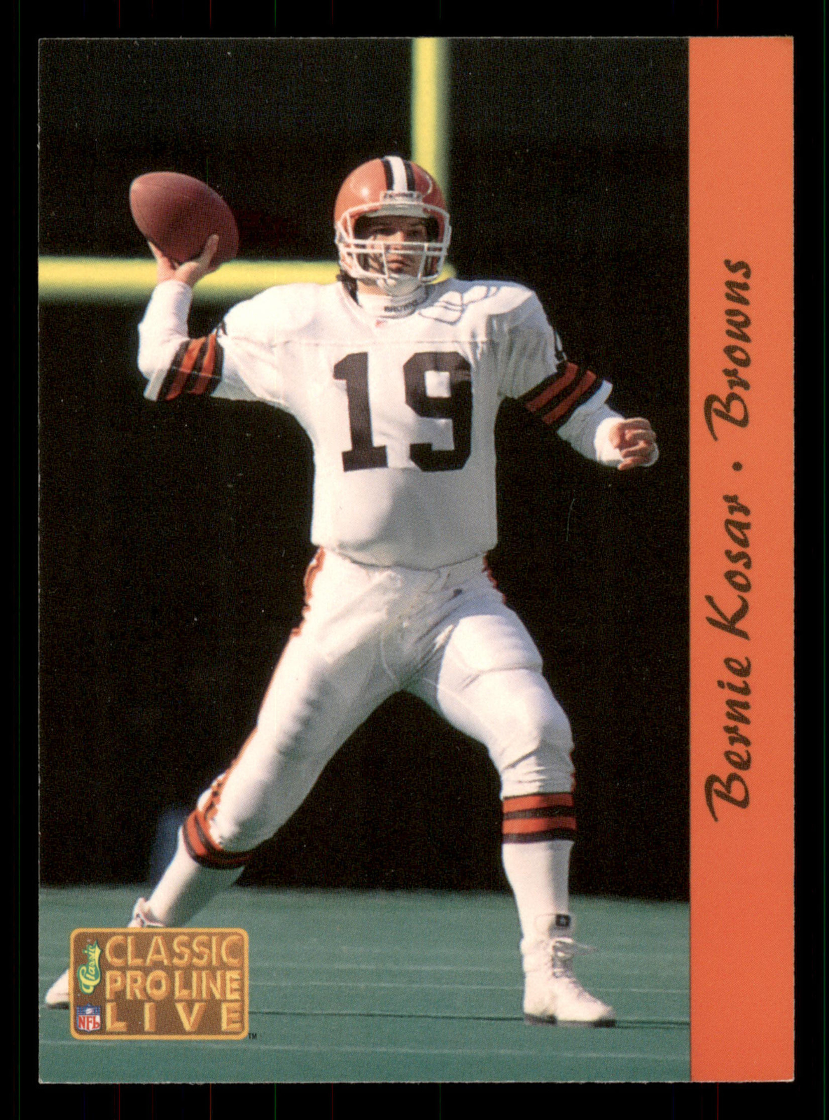 Bernie Kosar 1993 Pro Line Live #41 Cleveland Browns