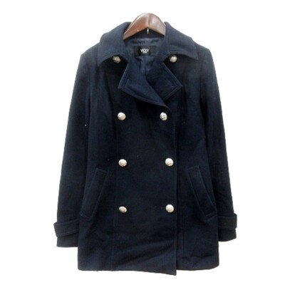VICKY COUTURE CHESTER COAT DOUBLE FULLY LINED WOOL 1 S NAVY VICKY COUTURE CHESTER COAT DOUBLE FULLY LINED WOOL 1 S NAVY