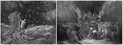 DANTE's INFERNO ~ WITH MAP OF HELL ~ ILLUSTRATIONS BY DORE! Dante Alighieri