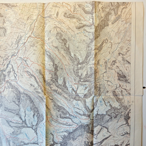Karte der OtztalerAlpen Blatt Gurgl 1:25,000 paper 1955 - Imagen 5 de 10