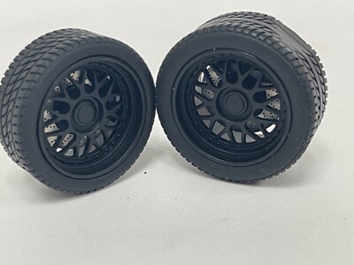 1/18 AB Models Wheels and Tires Set 18''  BBS in Matte Black AB1021