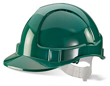 BEESWIFT ECONOMY VENTED SAFETY HELMET GREEN