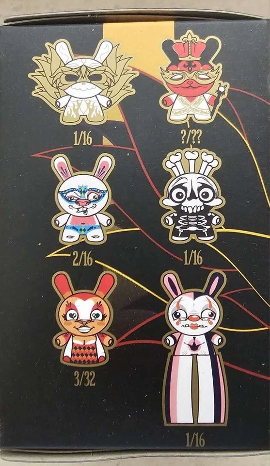 Kidrobot 2014 Mardivale Serie 3" KING AB Dunny Andrew Bell figura de vinilo x 1 Foto 3 de 3