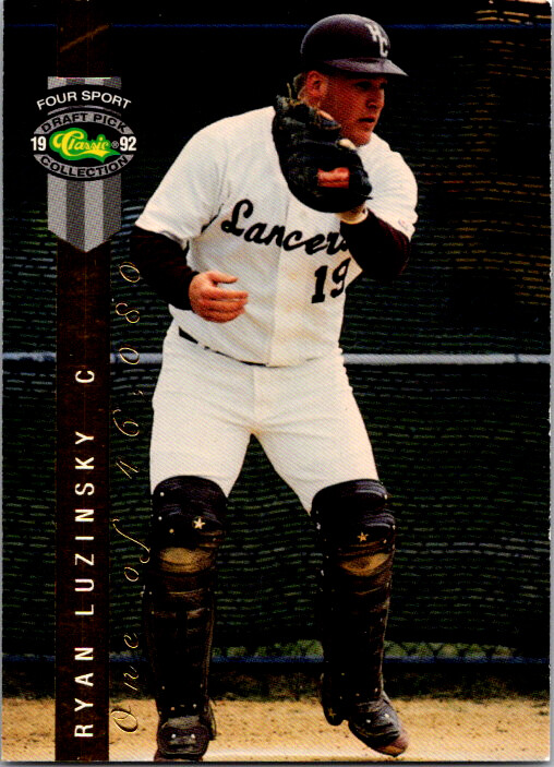 Ryan Luzinski 1992 Classic Draft Picks #23 Baseball Card