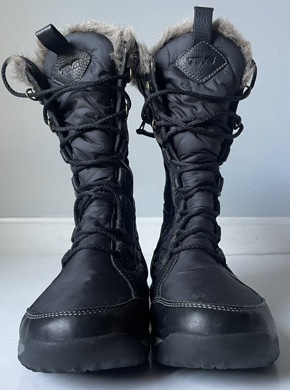 Teva 1001458 Lenawee Waterproof Thinsulate Womens Quilted Boots Size 7