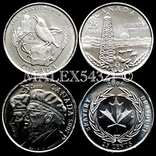🇨🇦 ​CANADA SET OF 2005 & 2006 COMMEMORATIVE 25 CENTS UNCIRCULATED (4 COINS)