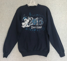 2016 Disneyland Resort Mickey Mouse Sweatshirt Mens Small Navy Blue Pullover