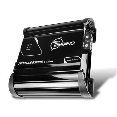Timpano 3000 Watt Monoblock 1 Ohm Stable Class D Bass Amplifier TPT-BASS3000