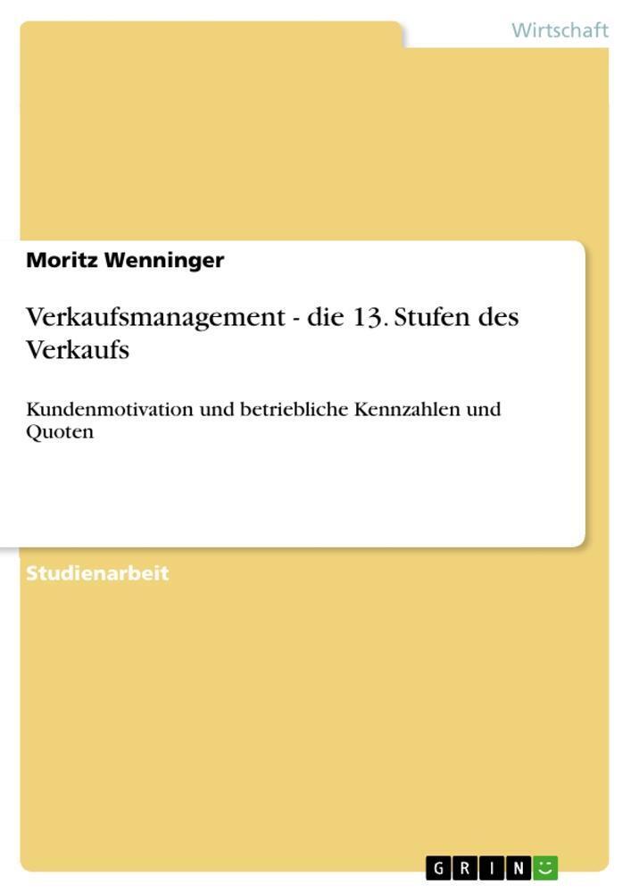 Thumbnail - Moritz Wenninger | Verkaufsmanagement - Die 13. Stufen Des Verkaufs |