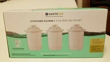 Santevia Water Systems Pitcher Filter 2 Pack , White - P422 NEW OPEN BOX