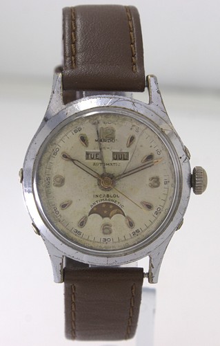 Orologio Vintage Mardon Tripla Data Fasi Lunari Automatico - Foto 5 di 9
