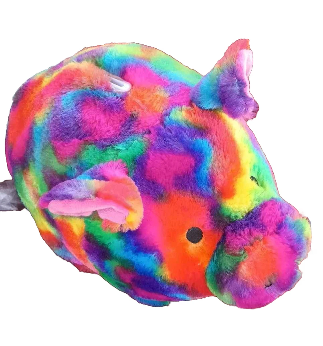 Tie dye sale plush piggy bank