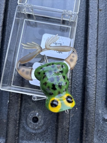 Vintage Jensen Froglegs Mechanical Kicker Frog Legs Fishing Lure - Picture 12 of 15