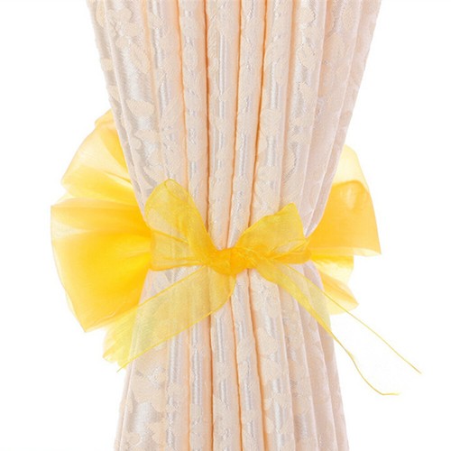 1 Paar Rose Blume Raffhalter Halterlose Halterlose für Voile Netz Vorhang Paneele Wohndeko - Bild 6 von 11