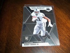 2020 Panini Mosaic HENRY RUGGS III #269 Rookie RC Raiders