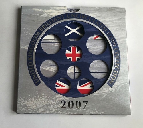 Royal Mint Annual Coin Set Outer Box Only NO COINS 2007
