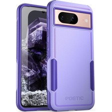 For Google Pixel 8 5G Case Poetic Dual Layer Lightweight Shockproof Cover Purple