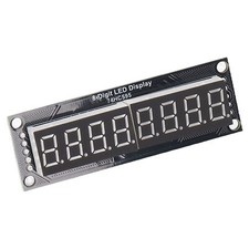 LED Digital Display Tube 0.36in 8 Bit 7 Segment Green Light LED Clock Display Mo