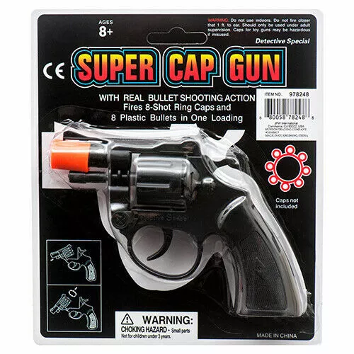 Amazon.com: Rhode Island Novelty 6.75 inch Cap Pistol, One per Order : Toys  & Games