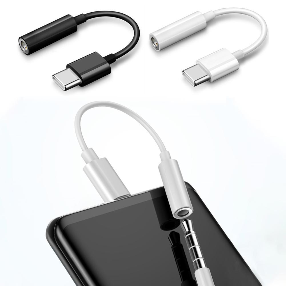 USB Type C to 3.5mm Headphone Jack Adapter and Type C Aux Adapter USH B6M6