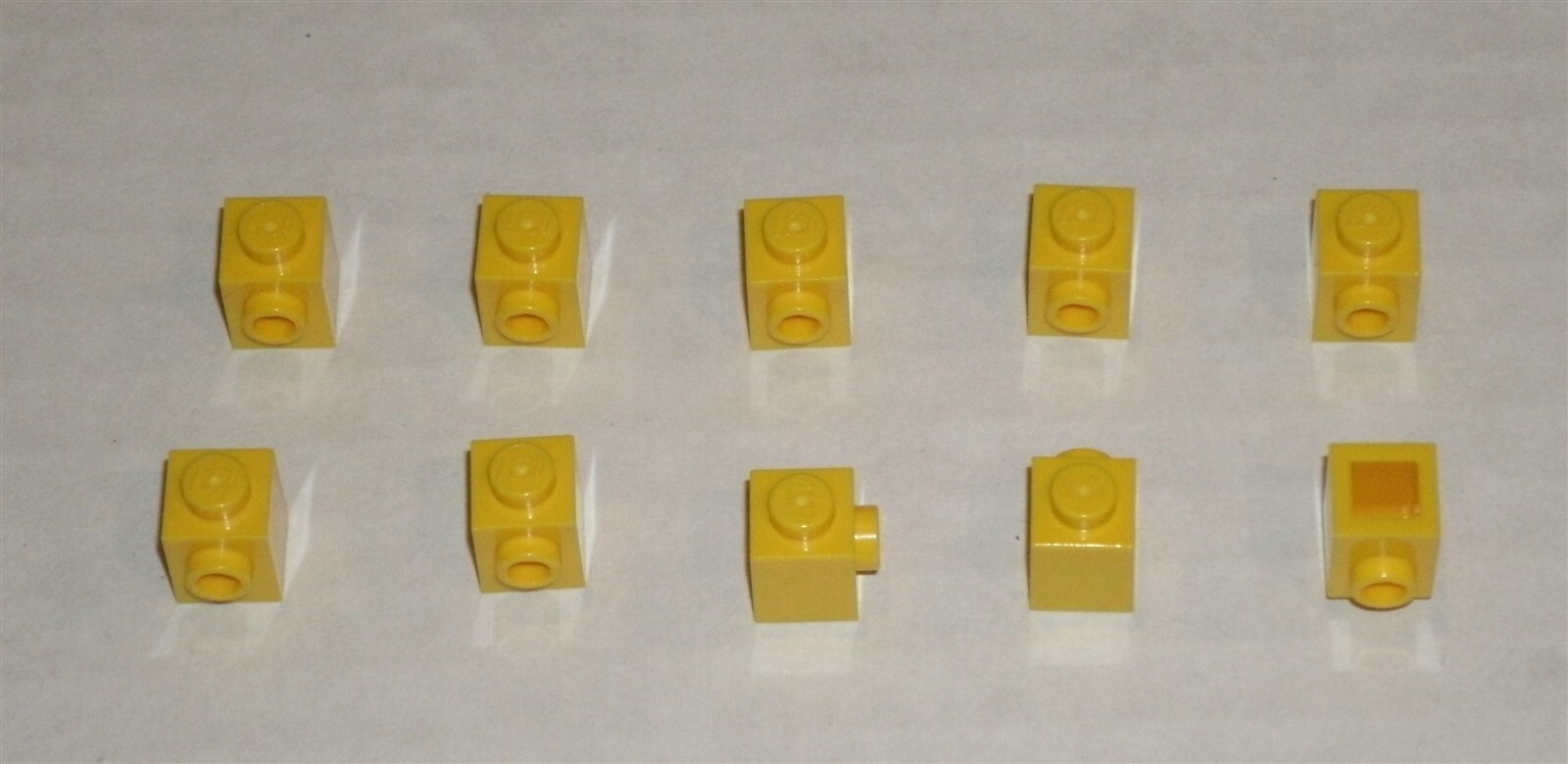 LEGO NEW 1x1 Yellow Brick with Stud on 1 Side (10x) 4624985 Brick 87087 ...