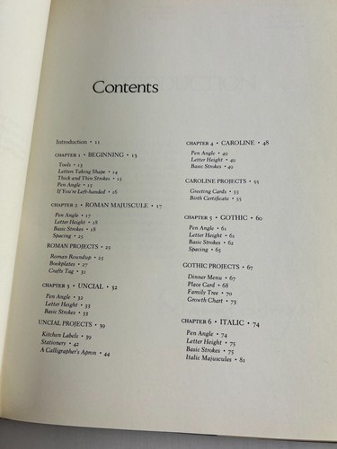 An Introduction To Calligraphy by Dennis Droge Janice Glander-Bandyk 1982 HC DJ - Picture 8 of 11