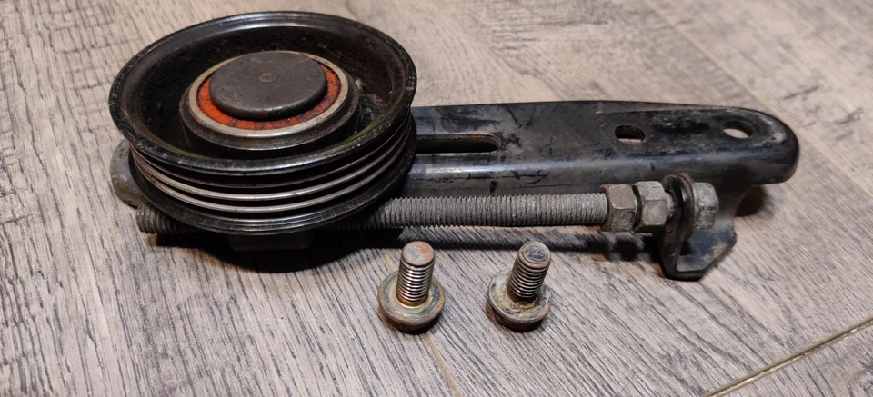 1997-2007 Subaru Impreza A/C Drive Belt Idler Steel Pulley Bracket Tensioner - Image 2 of 4