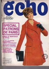 ECHO DE LA MODE N°46 SPECIAL PATRONS DE PARIS / ROBES & MANTEAUX DE FETES