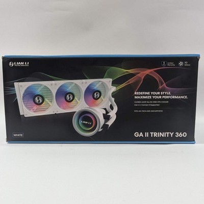 New Lian LI GA II Trinity Performance 360 CPU Liquid Cooler (AIO) GA2T36W