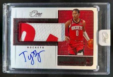 2022-23 Panini One & One TyTy Washington Jr. Rookie Jumbo Patch Auto Red #08/25