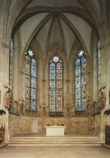 Ansichtskarte Naumburg Dom Blick in den Westc...