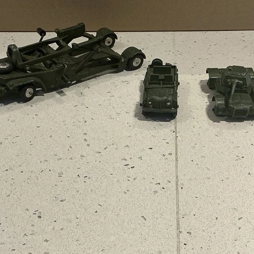 Vintage Military Diecast   Corgi Bristol Bloodhound  Dinky Armoured Car & Jeep