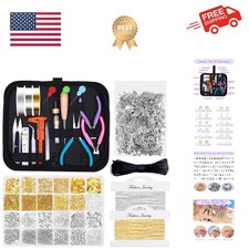 Jewelry Making Kit - Adults Supplies with Tools, Wires, Findings  Charms for...