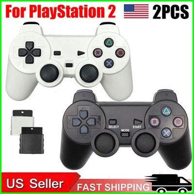 2pc Wireless Gamepad for Sony PS2/PS1 Controller for Playstation 2 Console PC