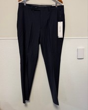 Calvin Klein Navy Slim Fit Men  s Dress Pants Jerome 36W x 32L NEW NWT MSRP: 190