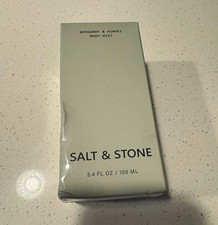 SALT STONE Bergamot Hinoki Body Mist, Regular Size 3.4 fl oz/100 mL