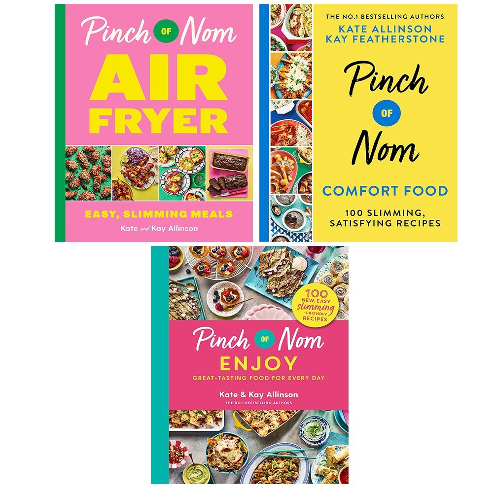 Pinch of Nom Collection 3 Books Set by Kate Allinson, Kay Allinson Air Fryer